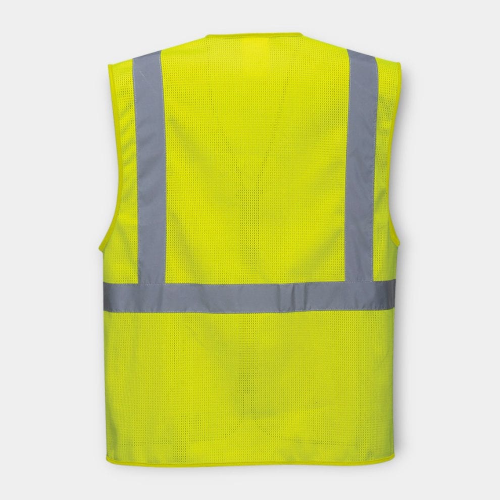 Vestă de înaltă vizibilitate din plasă de poliester Portwest Athens C376